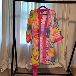 Colorful Abstract Kimono Robe drunk Elephant NuNo
